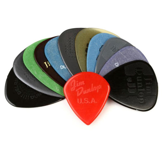 Dunlop Medium to Heavy Pick Variety Pack, 12 pack