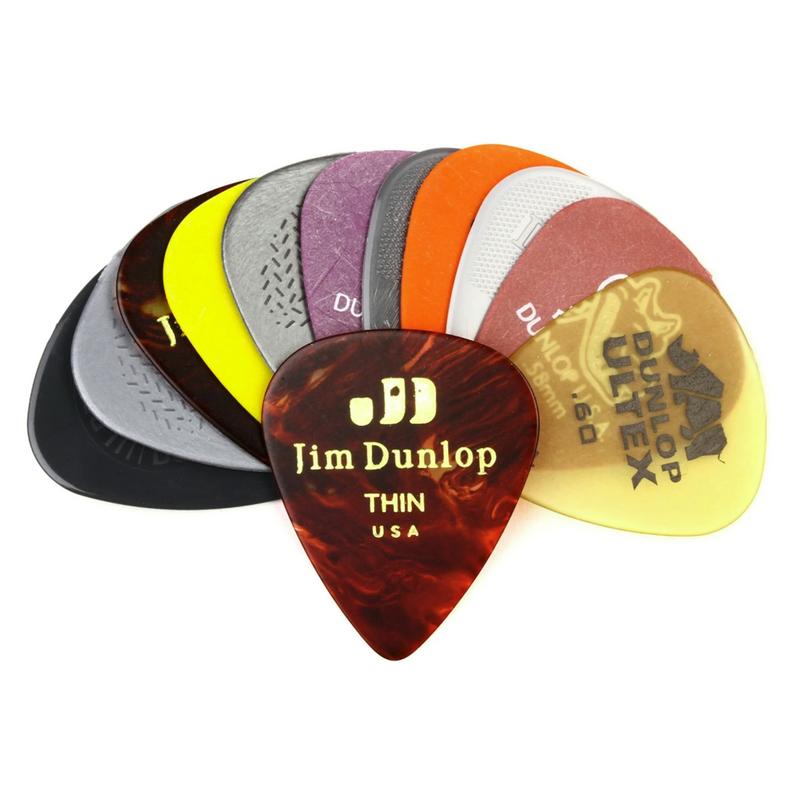 Dunlop Light to Medium Pick Variety, 12 Pack