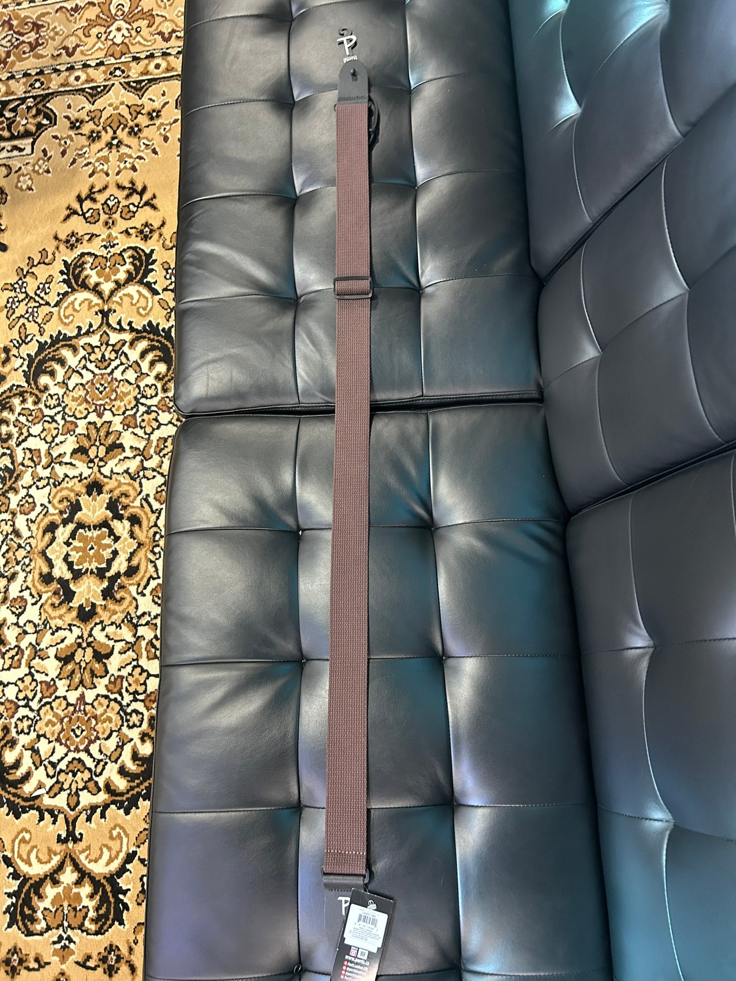 Perri's Deluxe Brown Guitar Strap