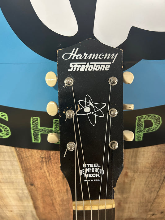 Harmony Stratotone Guitar