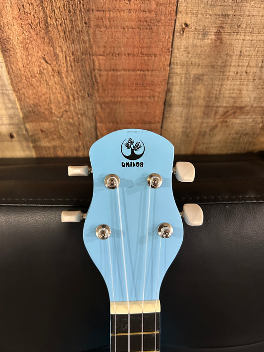 Umikoa Soprano Ukulele wbag, Lt Blue