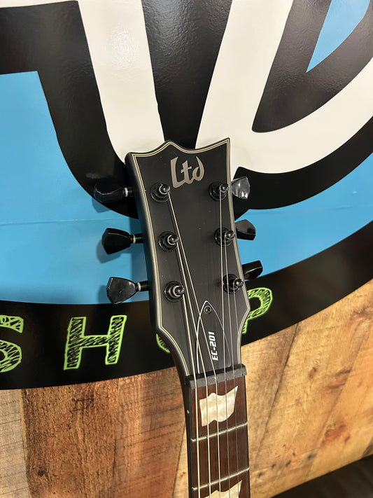 LTD EC-201 Electric Guitar Regular Black Satin