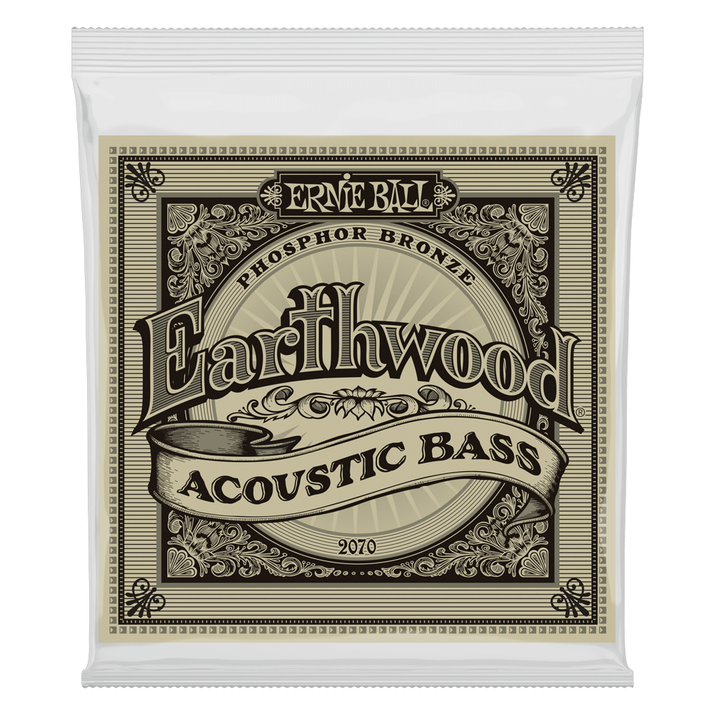 Ernie Ball Earthwood Phosphor Bronze Acoustic Bass Strings 45-95