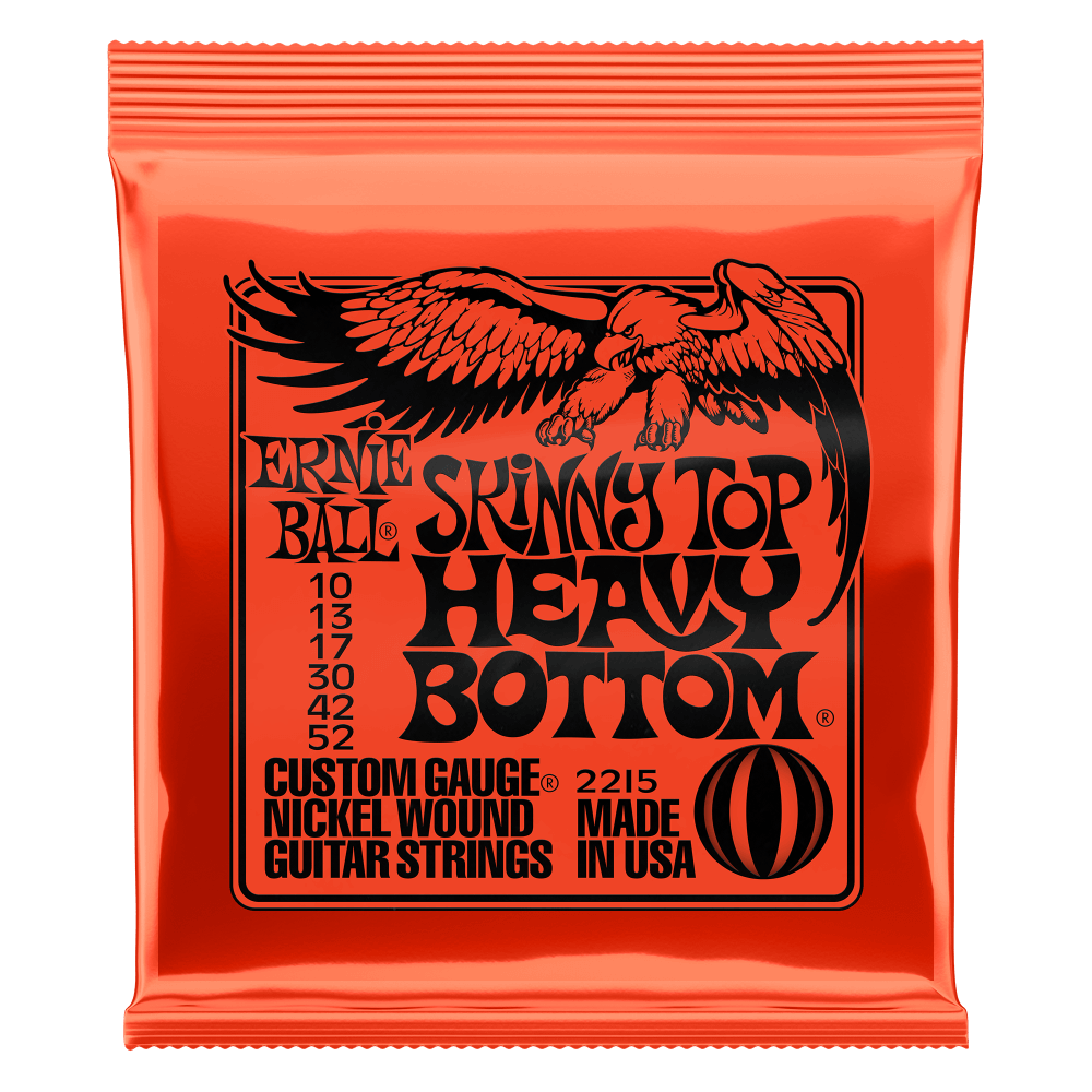 Ernie Ball 3215 Skinny Top Heavy Bottom 3 Pack Electric Guitar Strings 10-52