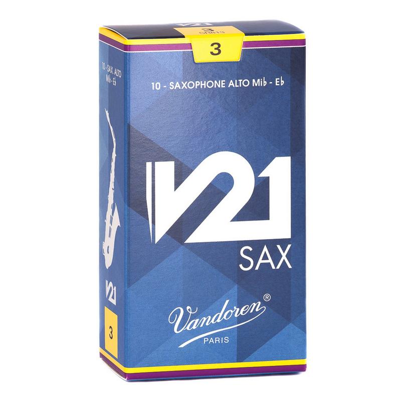 Reeds, Vandoren, Alto Sax, V21, Strength 3, 10ct