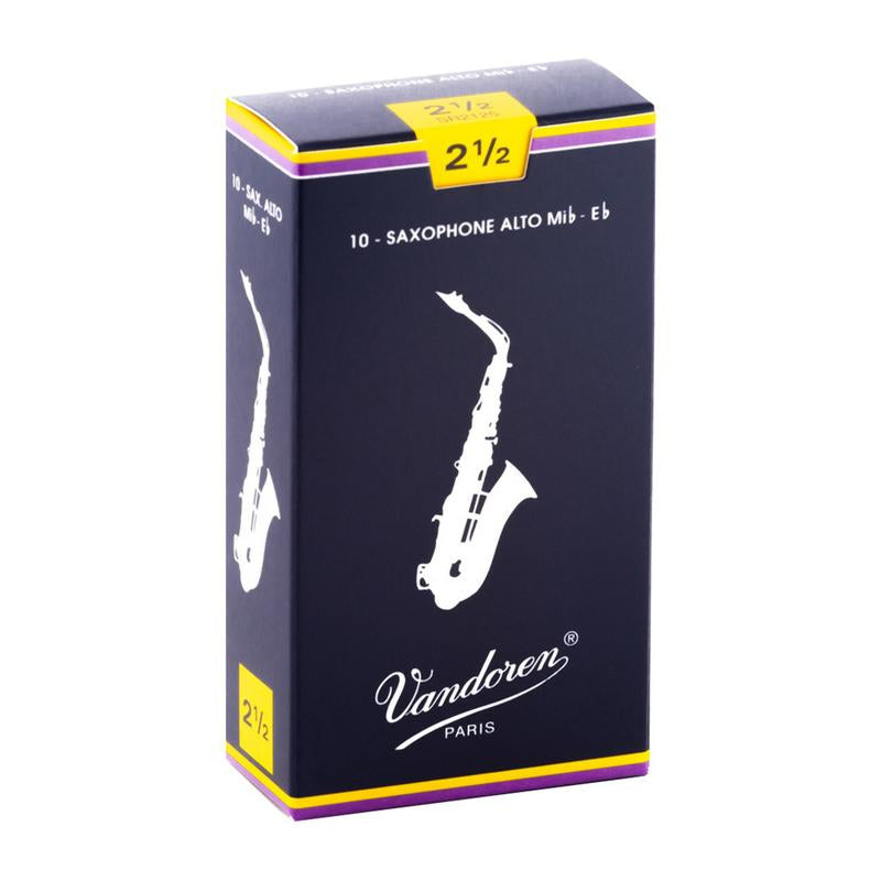 Vandoren Alto Sax Reed Strength 2.5 10ct
