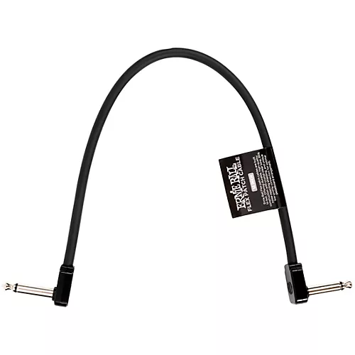 Ernie Ball Flex Patch Cable - 12 in. Black