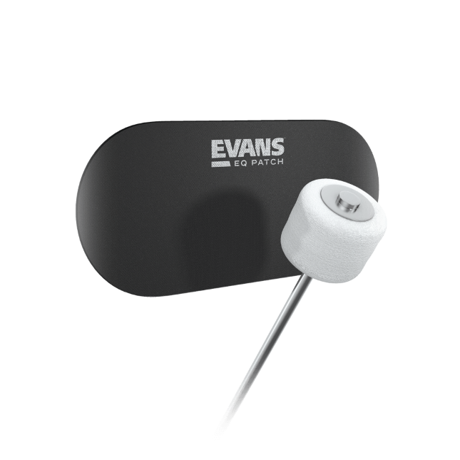 Evans EQ Double Pedal Patch, Black Nylon