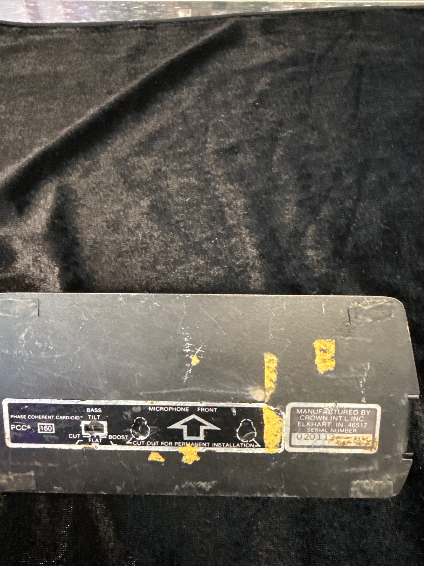 Crown PCC160 Phase Coherent Boundary Microphone (USED)