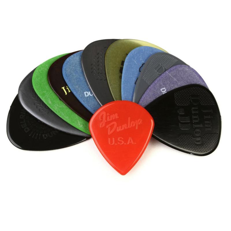 Dunlop Medium to Heavy Pick Variety Pack, 12 pack