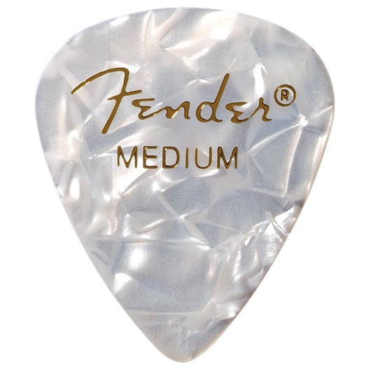 Fender Pickpack Medium White, 12 Pack