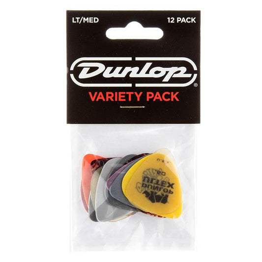 Dunlop Light to Medium Pick Variety, 12 Pack