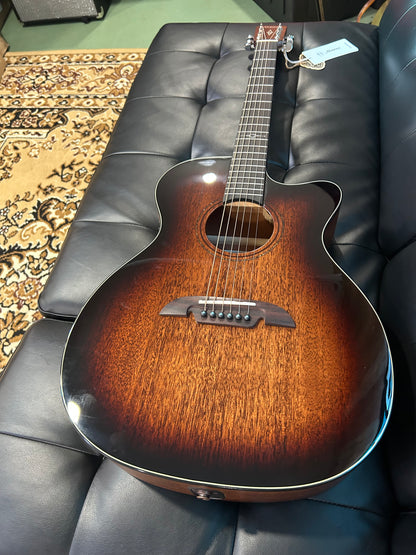 Alvarez Artist Folk/OM Guitar Acoustic/Electric Shadow Burst with Cutaway AF66CE-SB