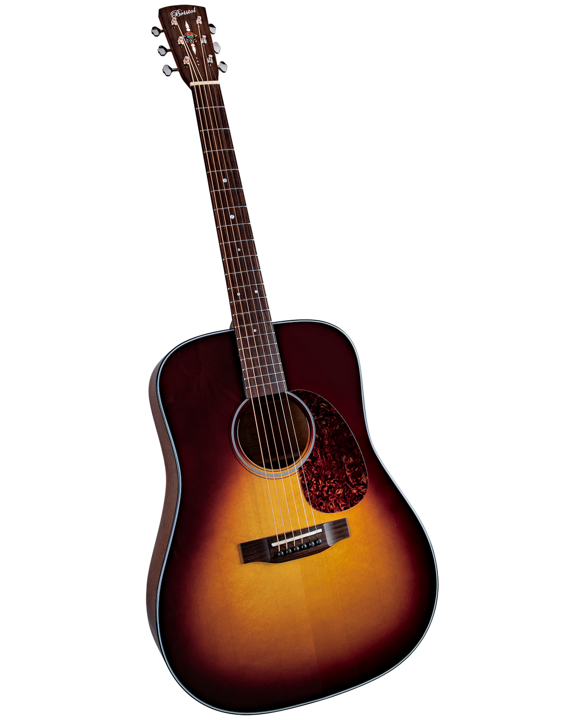 Bristol BL-140SB Deluxe Series Dreadnaught Guitar-Sunburst Finish