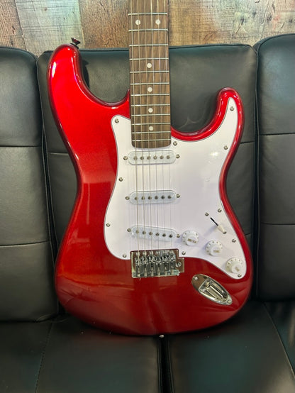 Austin Classic Double Cutaway Strat, Red
