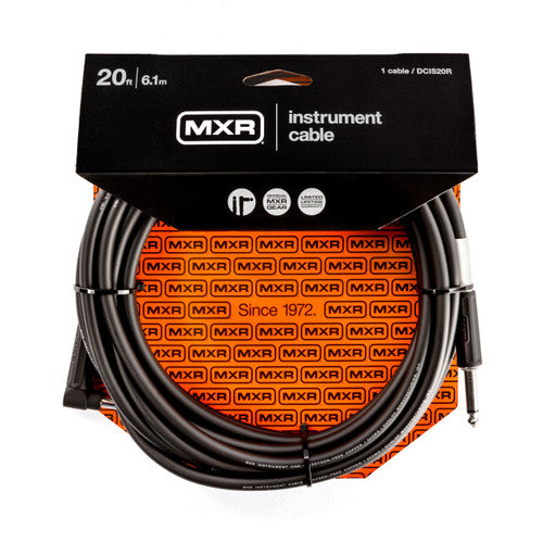 MXR® 20FT STANDARD INSTRUMENT CABLE - STRAIGHT / RIGHT