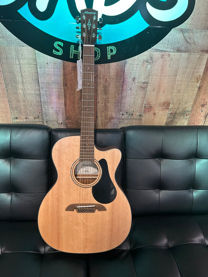 Alvarez Artist Series OM/Folk Acoustic Electric Guitar w/Cutaway EQ & Tuner