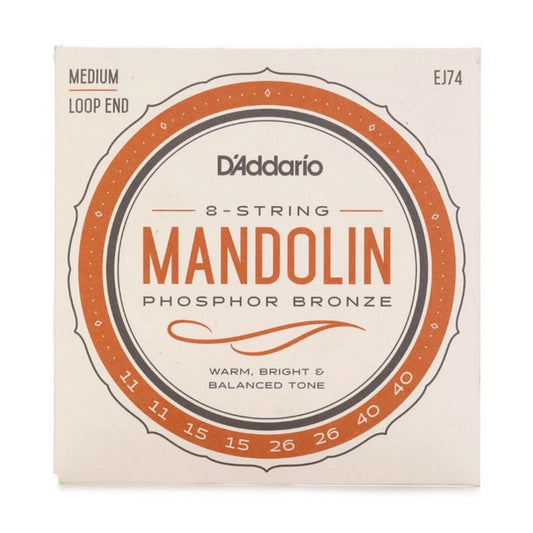 D'Addario Medium 8-string Mandolin phosphor bronze