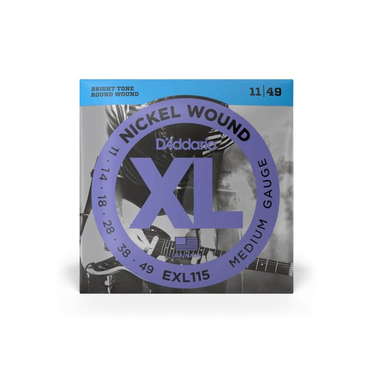 11-49 Medium, XL Nickel Electric Guitar Strings