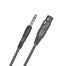 D'Addario Classic Series Unbalanced Microphone Cable, 1/4" to XLR - 25ft.