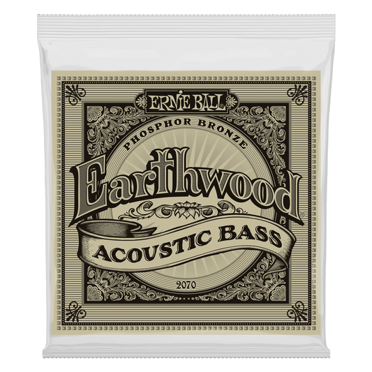 Ernie Ball Earthwood Phosphor Bronze Acoustic Bass Strings 45-95