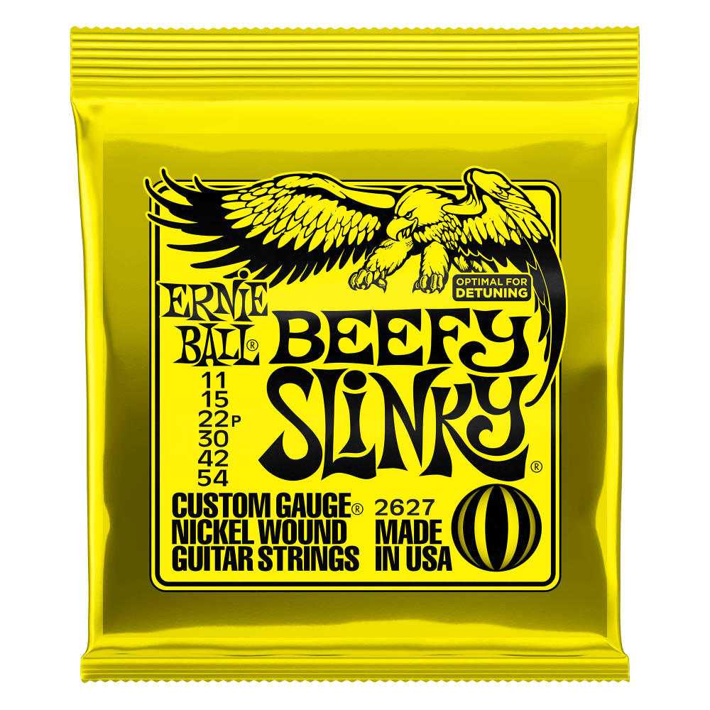 Ernie Ball 2627 Beefy Slinky  Nickel Wound 11-54 Electric Guitar Strings