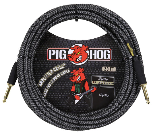PIG HOG Amplifier Grill Instrument Cable, 20ft