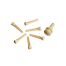 D'Addario Injected Molded Bridge Pins with End Pin Set, Ivory