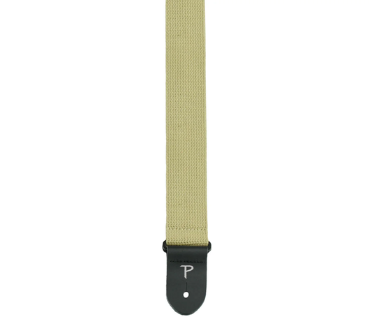 Tan Cotton Guitar Strap