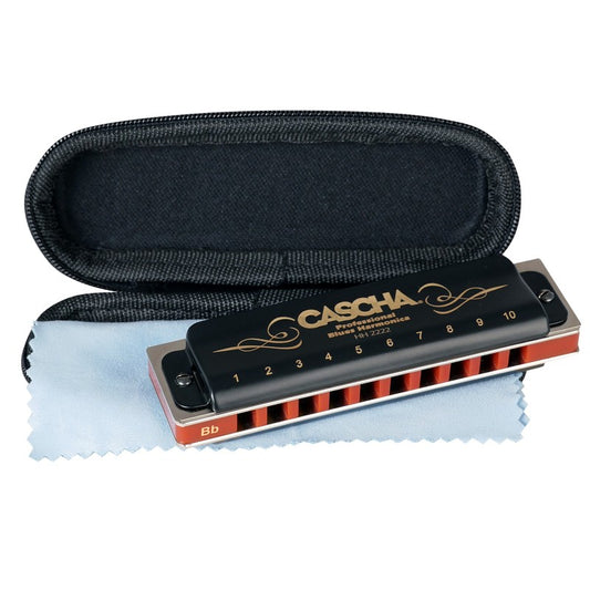 Cascha Professional Blues Harmonica Bb