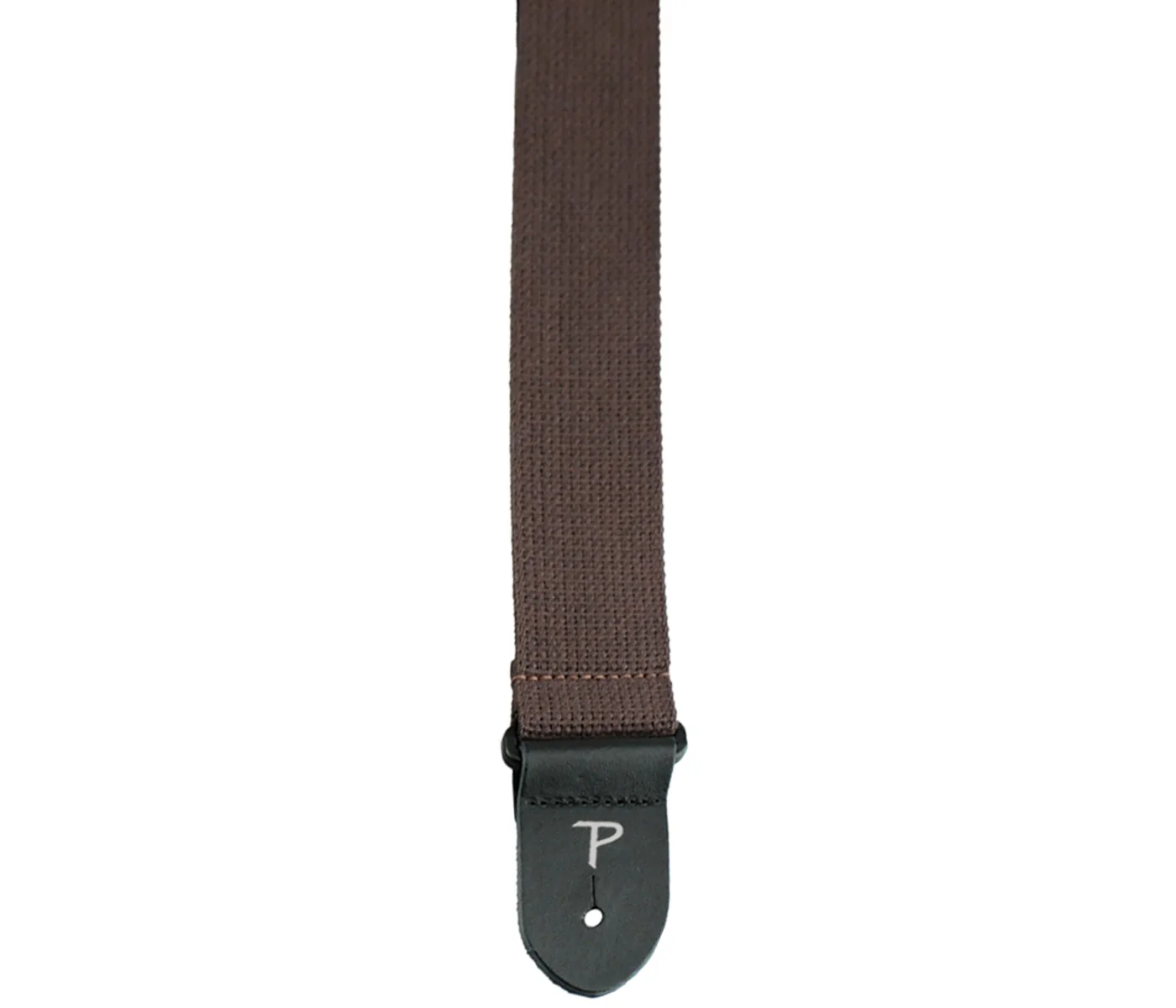 Brown Cotton Guitar Strap