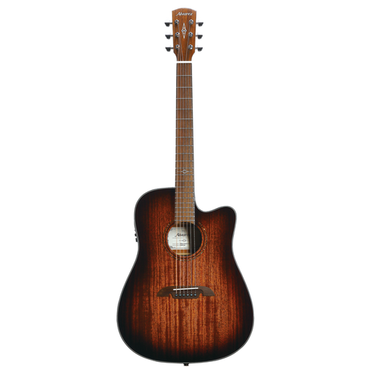 Alvarez Artist Dreadnought Guitar, Acoustic Electric, Shadowburst, with Cutaway