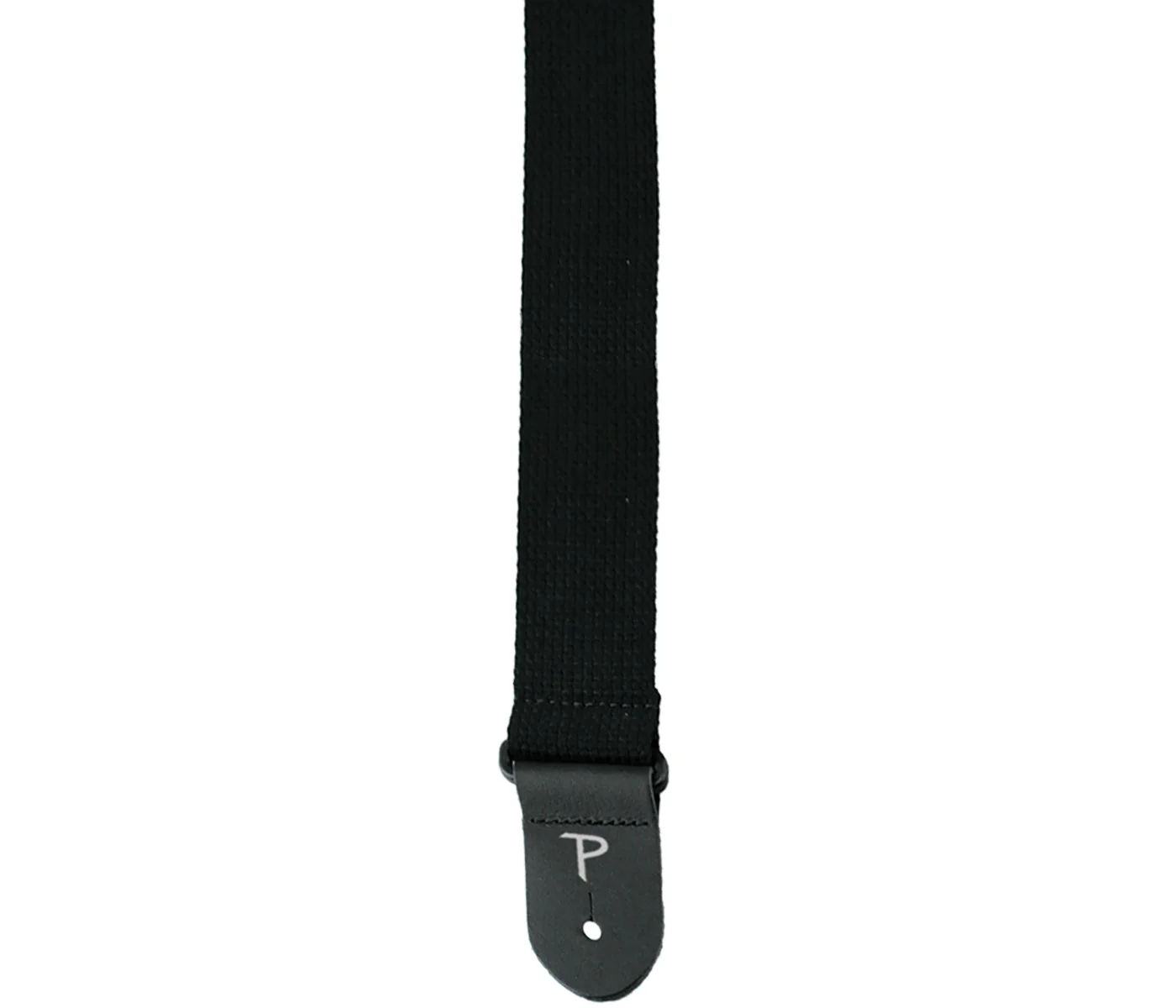 Black Cotton Guitar Strap
