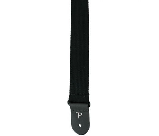 Black Cotton Guitar Strap