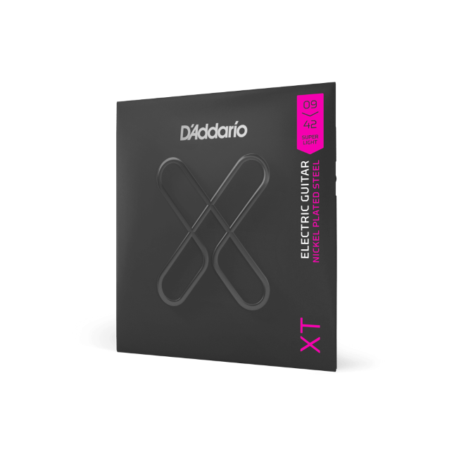 DAddario XT Nickel Coated Electric Guitar Strings 09-42 Super Light