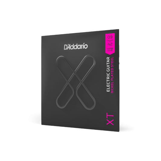 DAddario XT Nickel Coated Electric Guitar Strings 09-42 Super Light