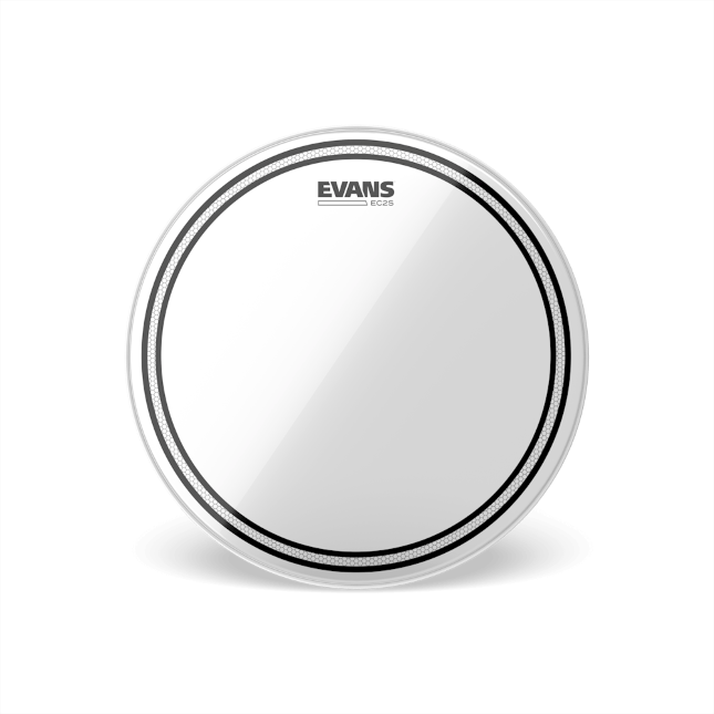 EVANS EC2S Clear Tom Batter Drum Head, 10 inch