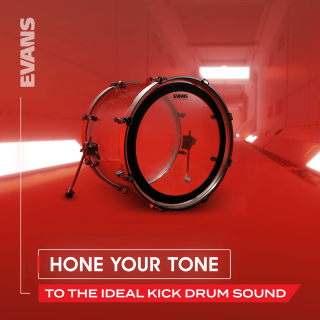 EVANS EMAD2 Clear Bass Batter Drumhead, 22 inch